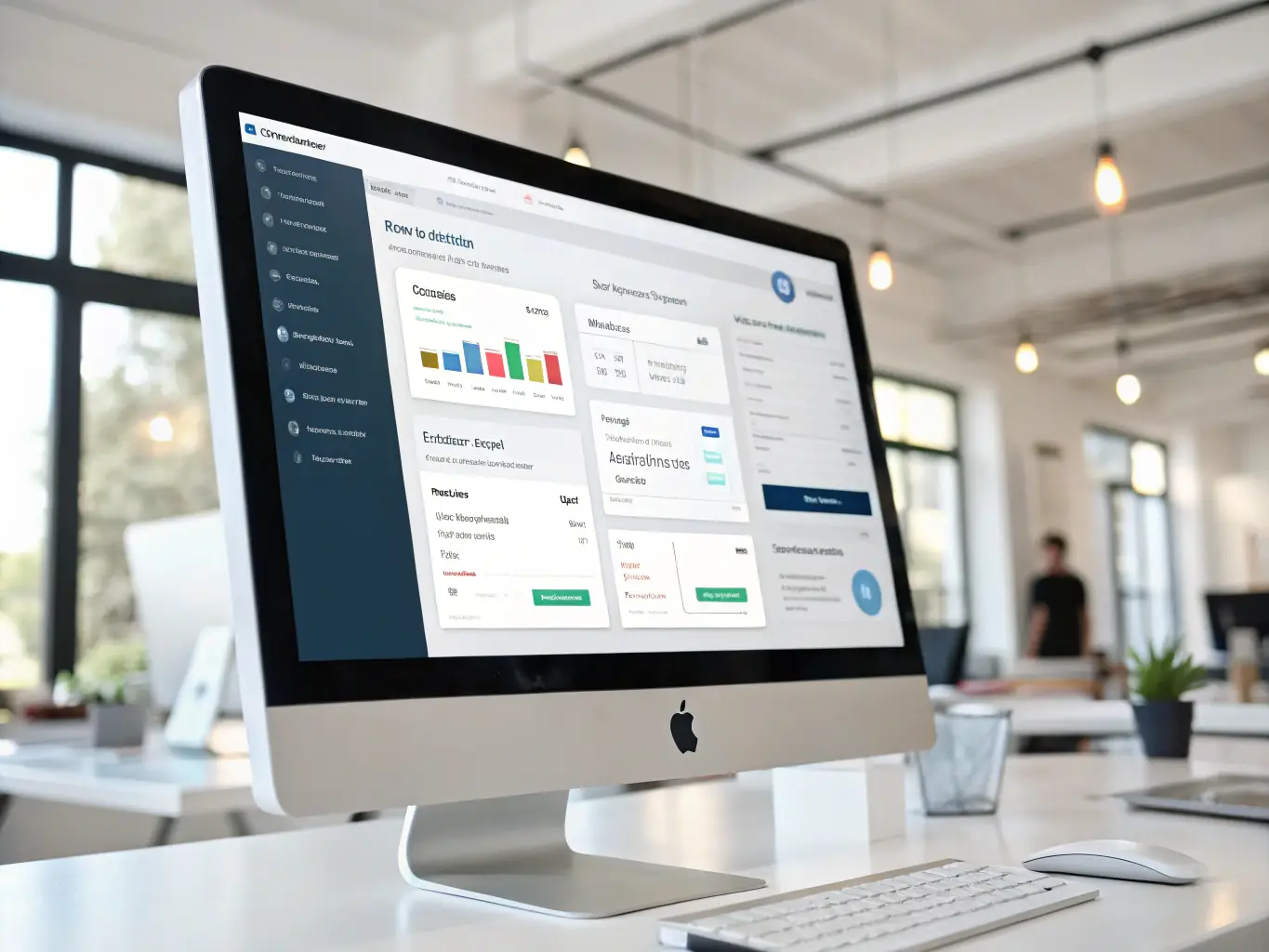 A screenshot of Genesisia's user interface showcasing various customization options, such as module configurations, personalized dashboards, and custom workflows.